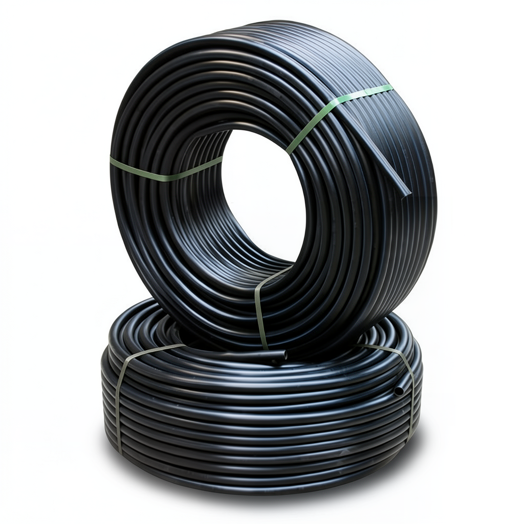 أنابيب HDPE الراجحي PE 80 ضغط 16 بار قطر خارجي 63 مم سمك 7.1 مم لون أسود