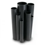 مواسير UPVC ضغط اسمي 2.5 بار قطر خارجي 560 مم سمك 4.2 مم لون أسود