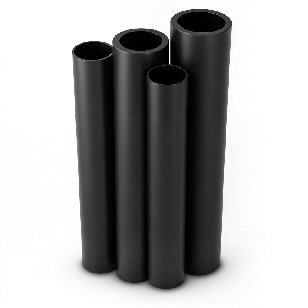 HDPE Pipes PE 100 Pressure 10 Bar 400 mm OD Thickness 36.4 mm Black