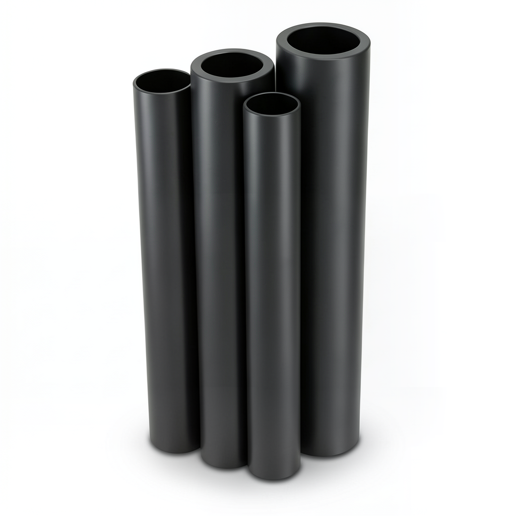 Al-Rajhi HDPE Pipes PE 100 Pressure 6 Bar Outer Diameter 355 mm Thickness 13.6 mm Black