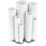 مواسير UPVC ضغط 10 بار قطر خارجي 160 مم سمك 7.7 مم لون أبيض