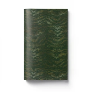 Patterned Wallpaper 10 m x 0.70 m Dark Green, Model 13026