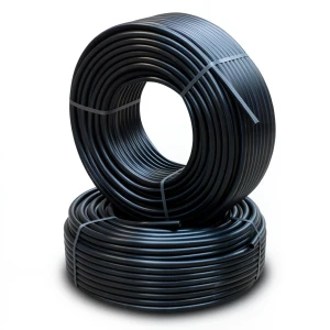أنابيب HDPE PE 100 ضغط 6 بار قطر خارجي 110 مم سمك 4.2 مم لون أسود