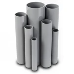 UPVC Pipes Nominal Pressure 10 Bar Outside Diameter 500 mm Thickness 23.9 mm Gray