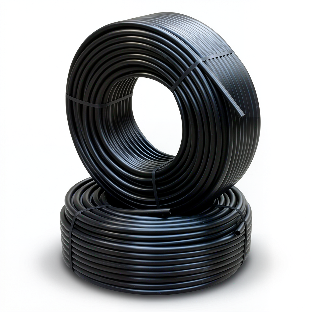 أنابيب HDPE الراجحي PE 80 ضغط 16 بار قطر 125 مم سمك 14 مم لون أسود