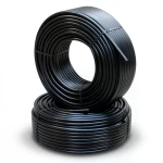 أنابيب HDPE الراجحي PE 80 ضغط 16 بار قطر 125 مم سمك 14 مم لون أسود