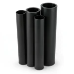 أنابيب HDPE PE 100 ضغط 6 بار قطر خارجي 180 مم سمك 6.9 مم لون أسود