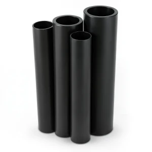 HDPE Pipes PE 100 Pressure 6 Bar Outer Diameter 180 mm Thickness 6.9 mm Black