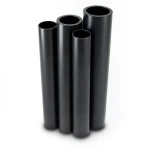 HDPE Pipes PE 100 Pressure 6 Bar Outer Diameter 200 mm Thickness 7.7 mm Black