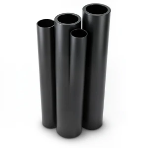 أنابيب HDPE PE 100 ضغط 6 بار قطر خارجي 225 مم سمك 8.6 مم لون أسود
