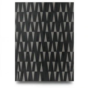 German Wall Covering Black, 10 m Length, 0.53 m Width, Model 10061-15