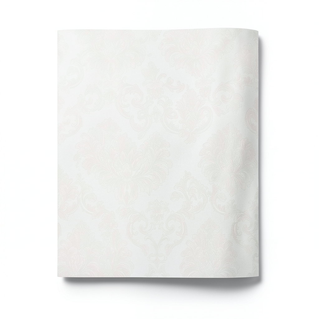 Italian Wallpaper 10m x 0.73m Off White, Model 25007