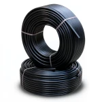 أنابيب HDPE PE 80 ضغط 12.5 بار قطر خارجي 75 مم سمك 6.8 مم لون أسود