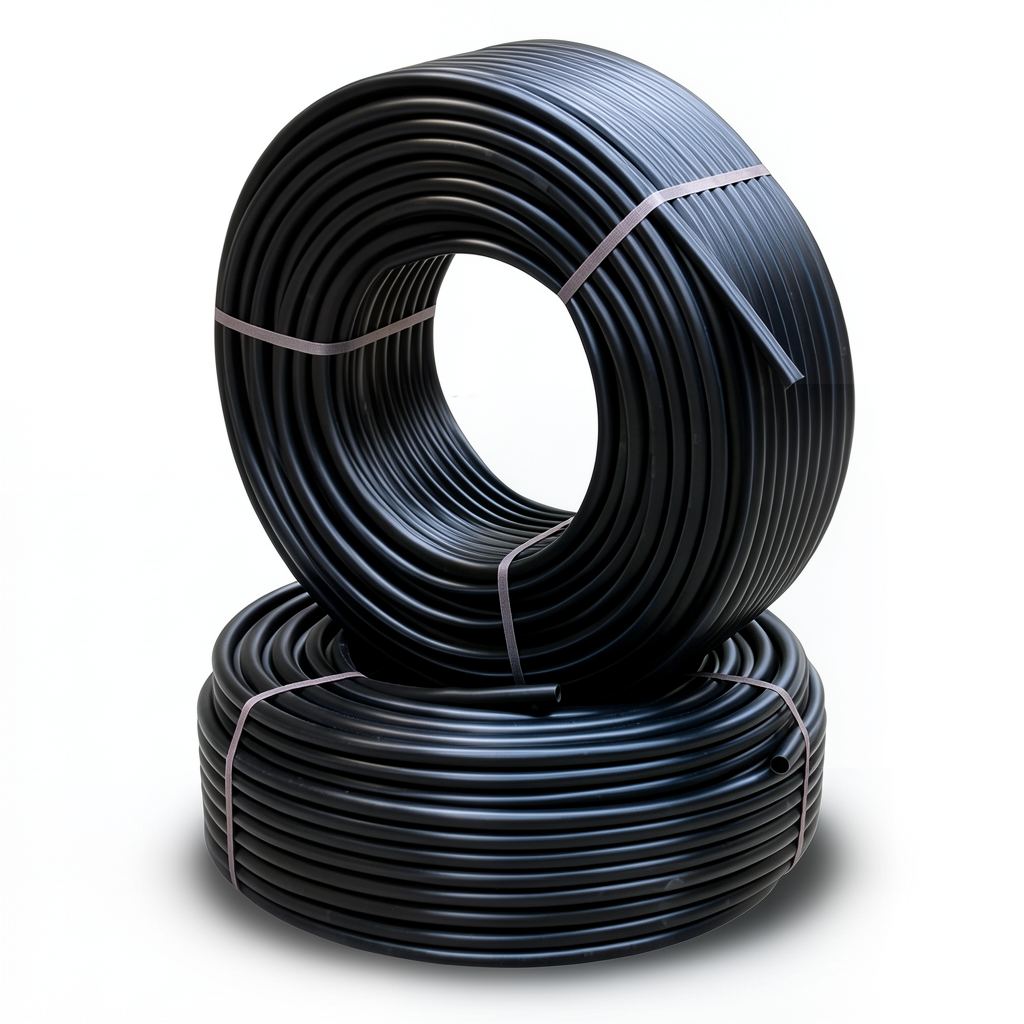 أنابيب HDPE PE 80 ضغط 12.5 بار قطر خارجي 75 مم سمك 6.8 مم لون أسود