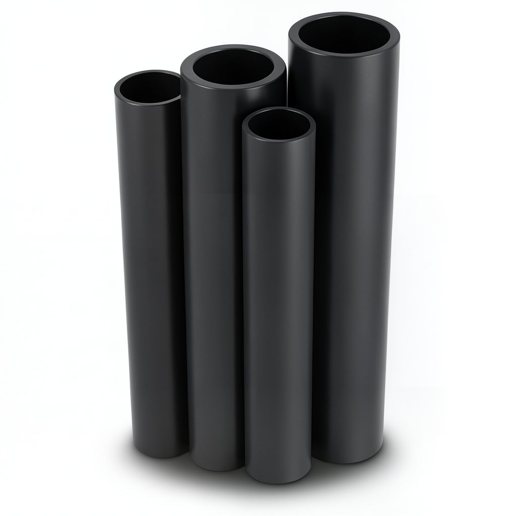 أنابيب HDPE الراجحي PE 100 ضغط اسمي 6 بار قطر خارجي 315 مم سمك 12.1 مم لون أسود