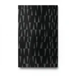 German Wallpaper 10m x 0.53m Black, Model 10061-37