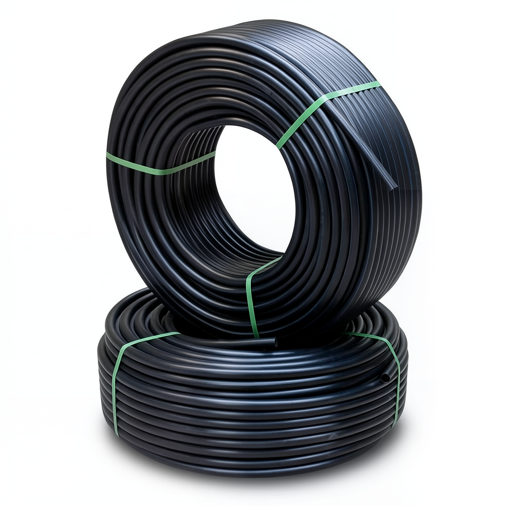 مواسير HDPE الراجحي PE 80 ضغط 12.5 بار قطر خارجي 110 مم سمك 10 مم لون أسود
