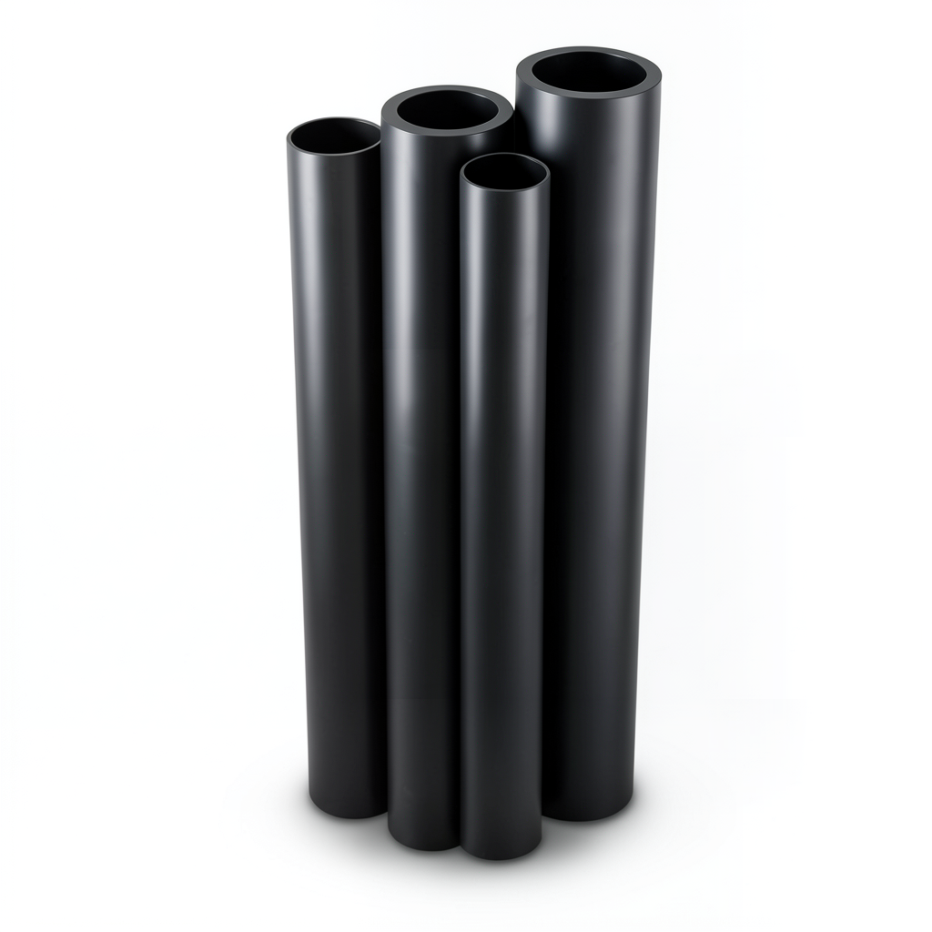 أنابيب HDPE الراجحي PE 100 ضغط 6 بار قطر خارجي 355 مم سمك 13.6 مم لون أسود