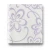 Youth and Children Wall Decoration 10m x 0.53m Off White with Purple - Image 1