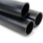 أنابيب HDPE PE 80 ضغط 8 بار قطر خارجي 32 مم سمك 2 مم لون أسود | مصنع أنظمة الانابيب السعودي (SPS)