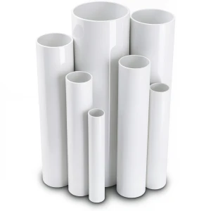 مواسير UPVC ضغط اسمي 10 بار قطر خارجي 560 مم سمك 26.7 مم لون أبيض