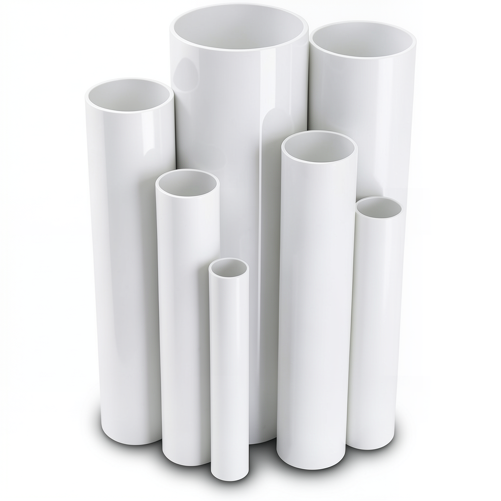 مواسير UPVC ضغط اسمي 10 بار قطر خارجي 560 مم سمك 26.7 مم لون أبيض