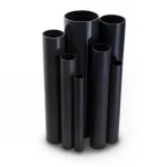 مواسير UPVC ضغط 2.5 بار قطر خارجي 500 مم سمك 4 مم لون أسود