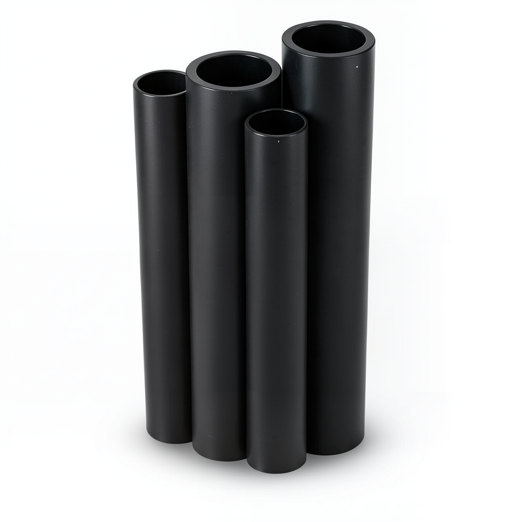 Al-Rajhi HDPE Pipes PE 100 6 Bar Pressure 630 mm Diameter 24.1 mm Thickness Black