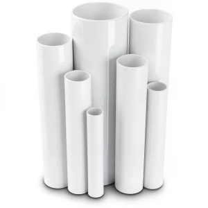 مواسير UPVC ضغط 10 بار قطر خارجي 160 مم سمك 7.7 مم لون أبيض