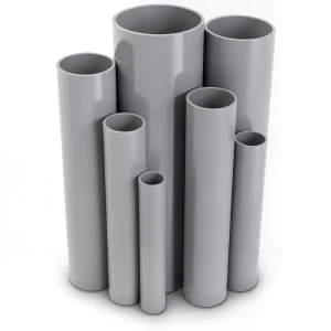 مواسير UPVC ضغط 2.5 بار قطر خارجي 560 مم سمك 4.2 مم لون رمادي