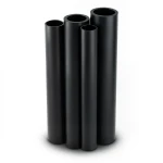 HDPE Pipes PE 100 Pressure 6 Bar Outer Diameter 710 mm Thickness 27.2 mm Black