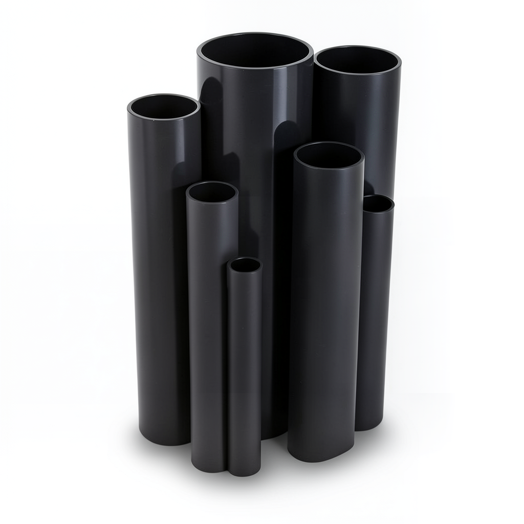 UPVC Pipes Nominal Pressure 2.5 Bar Outside Diameter 560 mm Thickness 4.2 mm Black