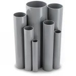 UPVC Pipes Nominal Pressure 4 Bar Outside Diameter 500 mm Thickness 9.8 mm Gray