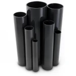 UPVC Pipes Nominal Pressure 6 Bar Outside Diameter 500 mm Thickness 14.6 mm Black
