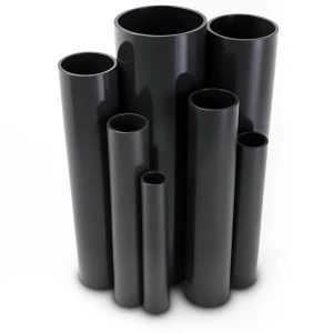 مواسير UPVC ضغط اسمي 6 بار قطر خارجي 500 مم سمك 14.6 مم لون أسود