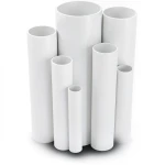 مواسير UPVC ضغط 10 بار قطر خارجي 160 مم سمك 7.7 مم لون أبيض