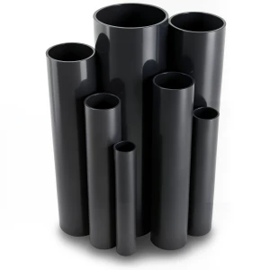 مواسير UPVC ضغط اسمي 10 بار قطر خارجي 500 مم سمك 23.9 مم لون أسود