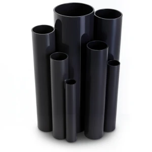 مواسير UPVC ضغط اسمي 6 بار قطر خارجي 560 مم سمك 16.4 مم لون أسود