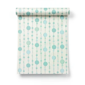 American Wallpaper Youth & Children 10m x 0.53m Off White Blue Green