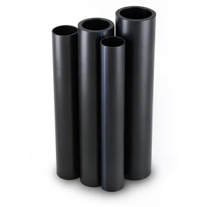 HDPE Pipes PE 100 Pressure 4 Bar Outside Diameter 315 mm Thickness 7.7 mm Black