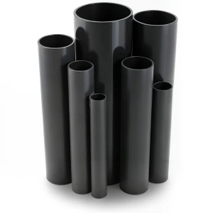 UPVC Pipes Nominal Pressure 10 Bar Outside Diameter 500 mm Thickness 23.9 mm Black