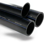 SPS HDPE Pipes PE 80 Pressure 5 Bar Outside Diameter 63 mm Thickness 2.5 mm Black | Saudi Pipes Systems (SPS)