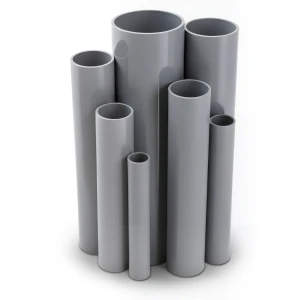 UPVC Pipes Nominal Pressure 10 Bar Outside Diameter 560 mm Thickness 26.7 mm Gray