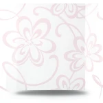 Youth and Children Wallpaper 10m x 0.53m Off White with Pink GK8919
