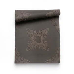 Italian Wallpaper Patterned Design 10 m x 0.70 m Dark Beige
