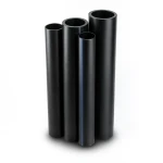 HDPE Pipes PE 100 Pressure 4 Bar Outside Diameter 560 mm Thickness 13.7 mm Black