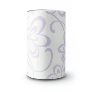 Youth and Children Wall Decoration 10m x 0.53m Off White with Purple