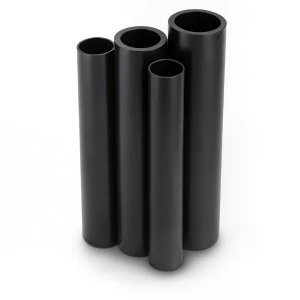 أنابيب HDPE PE 100 ضغط 4 بار قطر خارجي 630 مم سمك 15.4 مم لون أسود