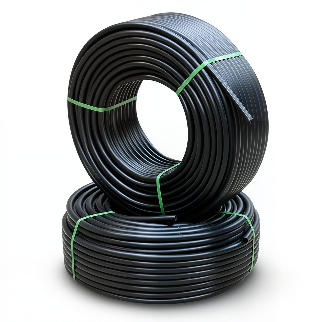 Al-Rajhi HDPE Pipes PE 80 Pressure 12.5 Bar Outside Diameter 110 mm Thickness 10 mm Black