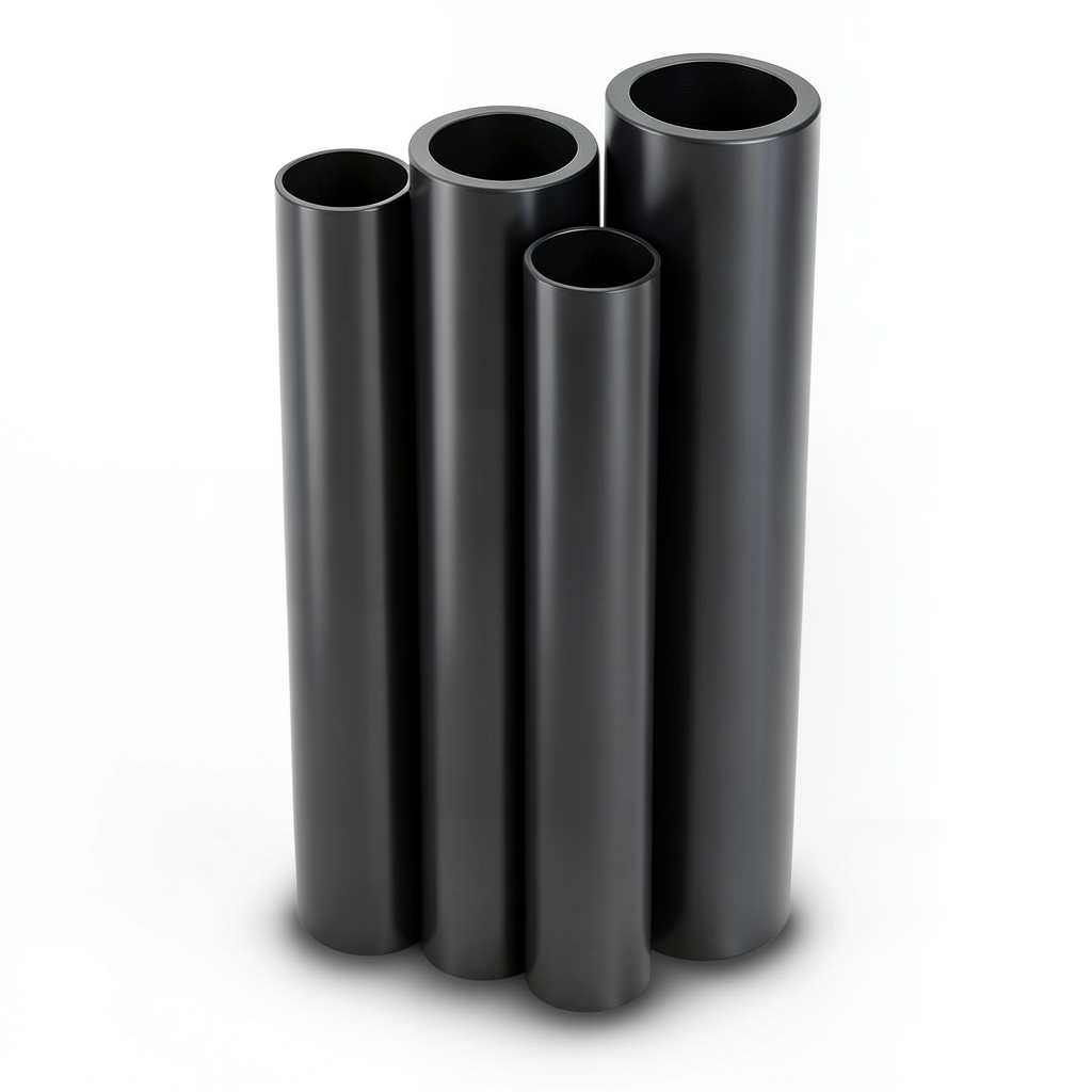 Al-Rajhi HDPE Pipes PE 100 6 Bar Pressure 450 mm OD 17.2 mm Thickness Black